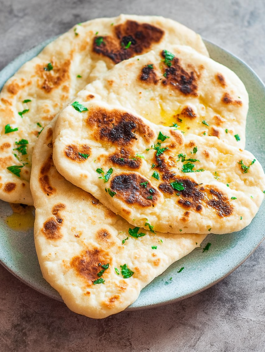2 Ingredient Naan Bread (Gluten Free)