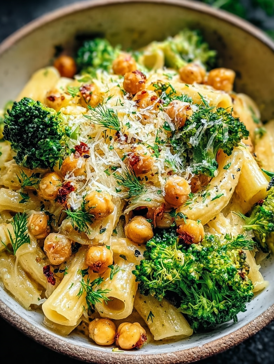 Broccoli Chickpea Pasta