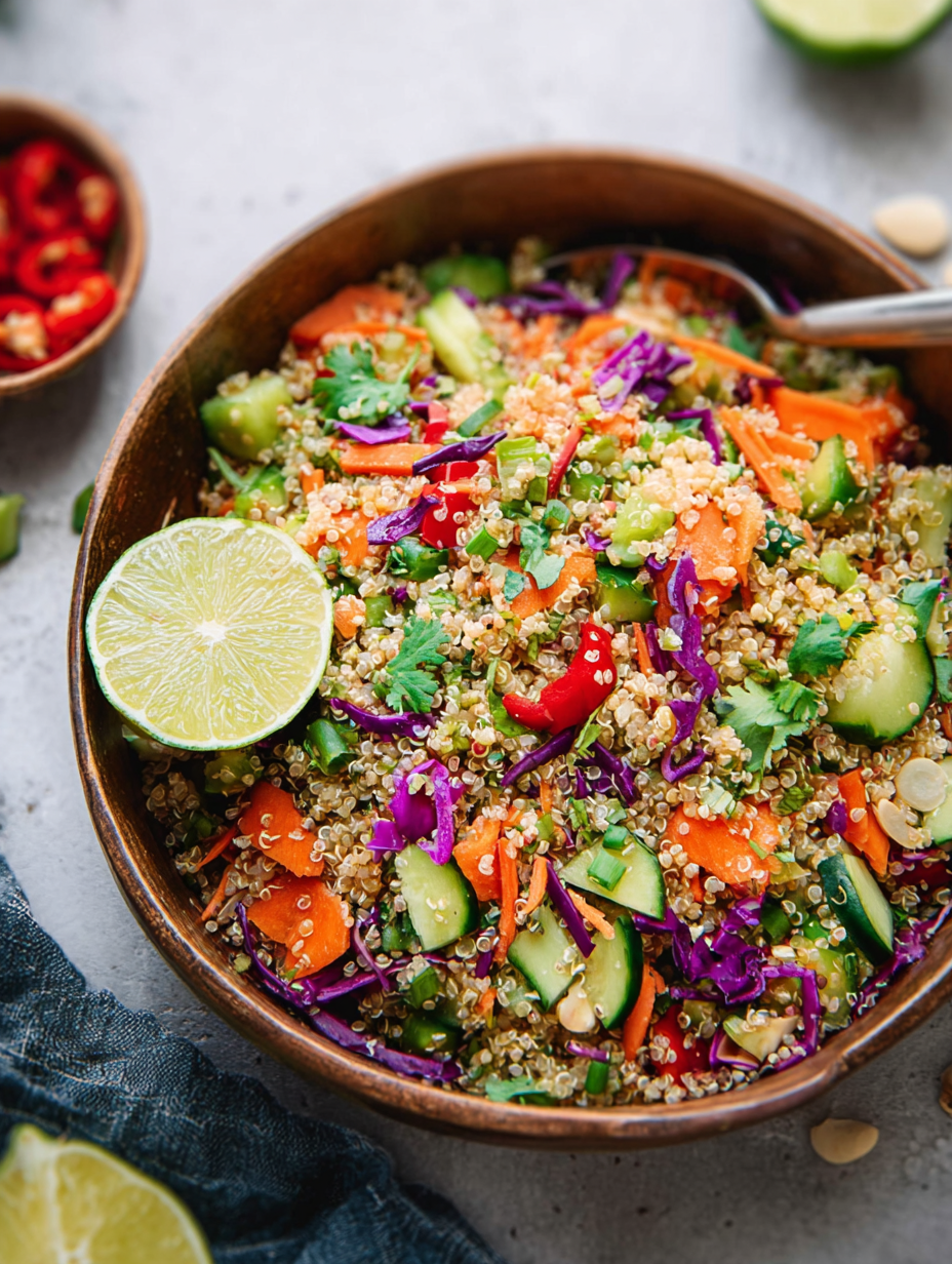 Crunchy Thai Quinoa Salad