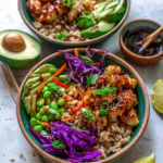 Teriyaki Cauliflower Power Bowls (Gluten Free)