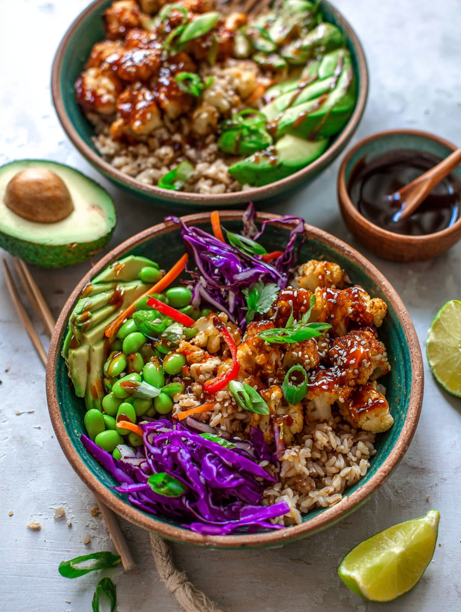 Teriyaki Cauliflower Power Bowls (Gluten Free)
