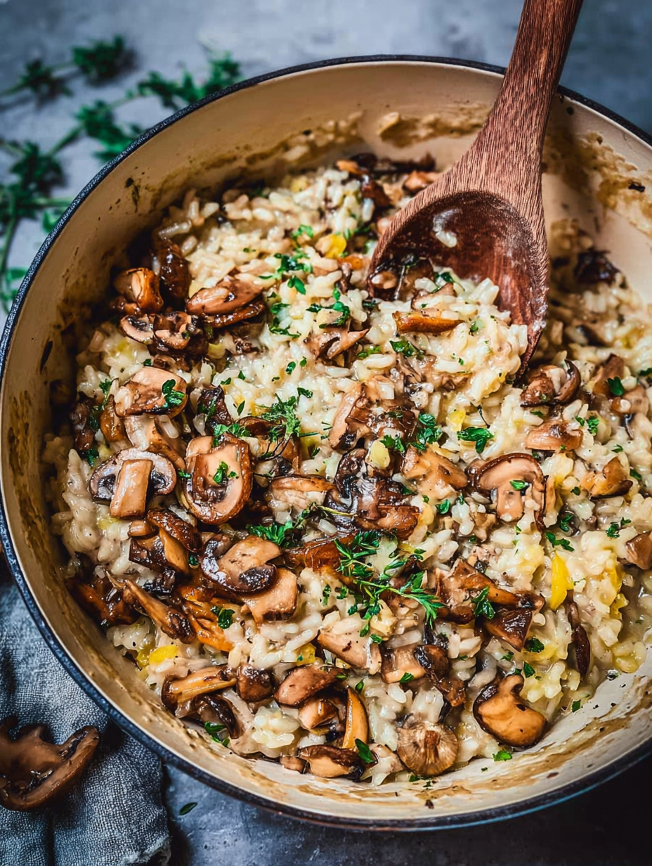 The Best Mushroom Risotto