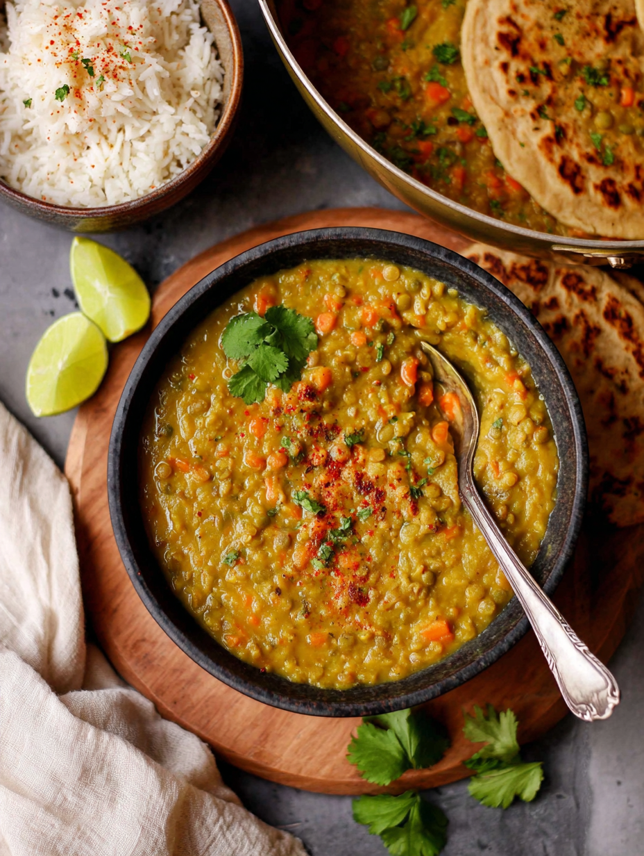 1-Pot Green Lentil Dal