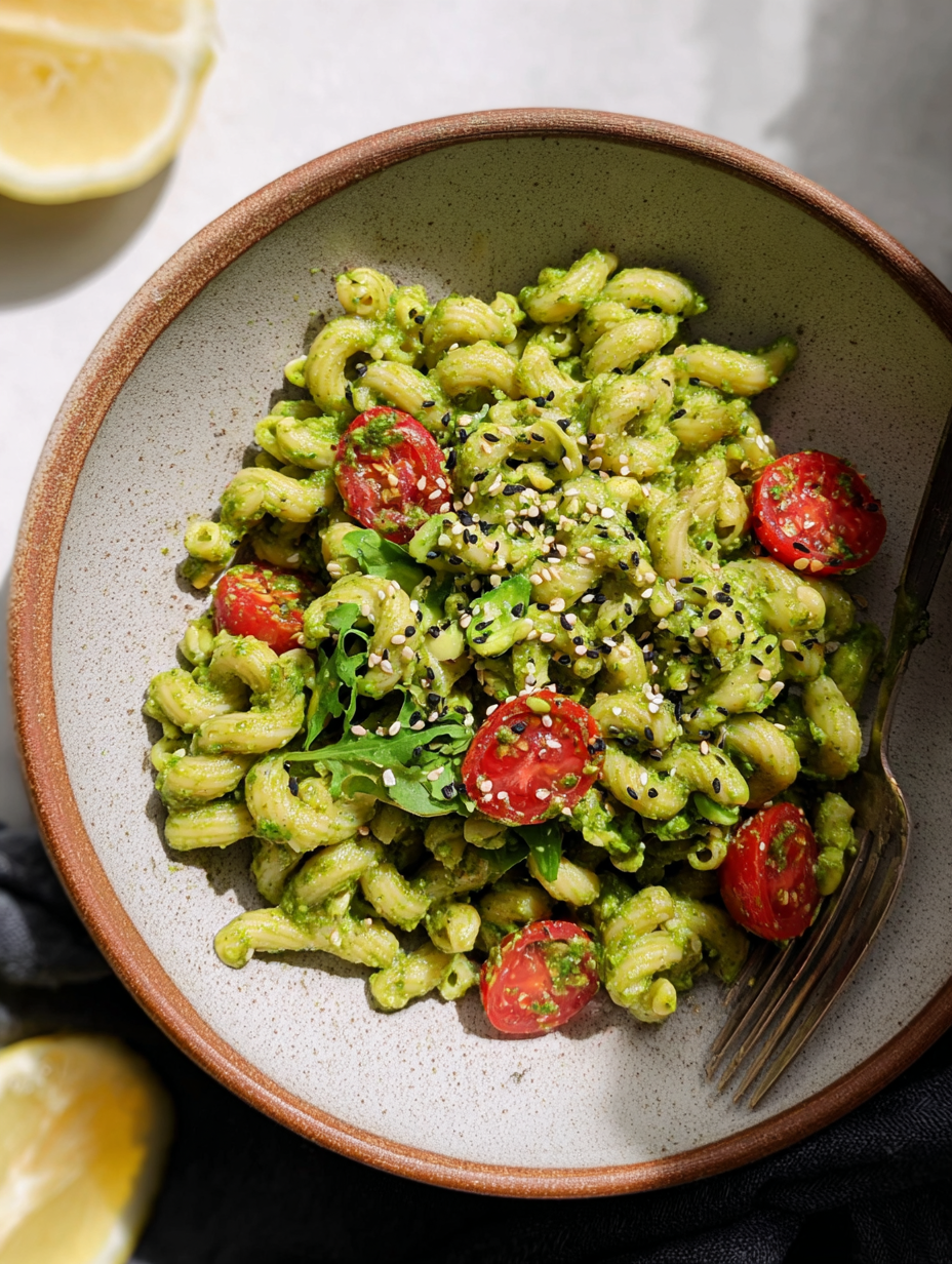 Avocado Pesto Pasta