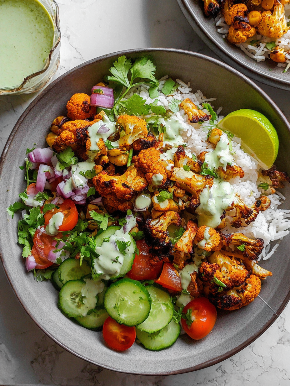 Cauliflower Shawarma Bowls