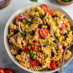 Creamy Southwest Pasta Salad Recipe (Oil-Free)