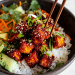 Crispy Gochujang Korean Tofu