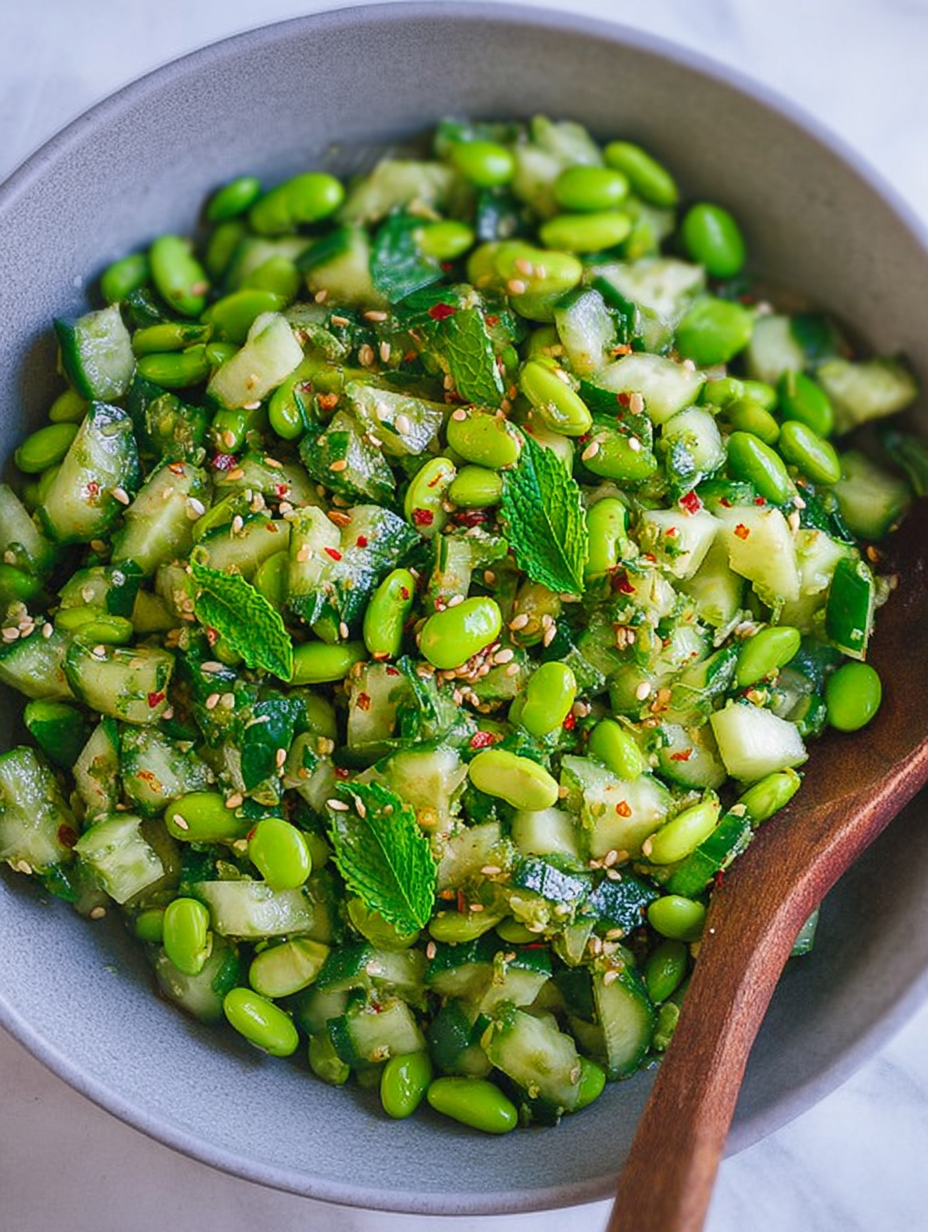 Cucumber Edamame Salad