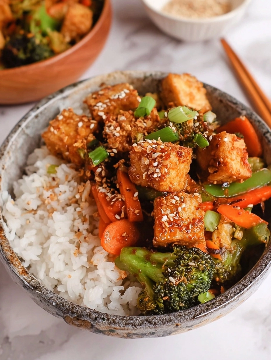 Easy High Protein Tofu Stir Fry