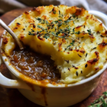 French Onion Shepherd's Pie