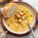 Garlic Chickpea Soup