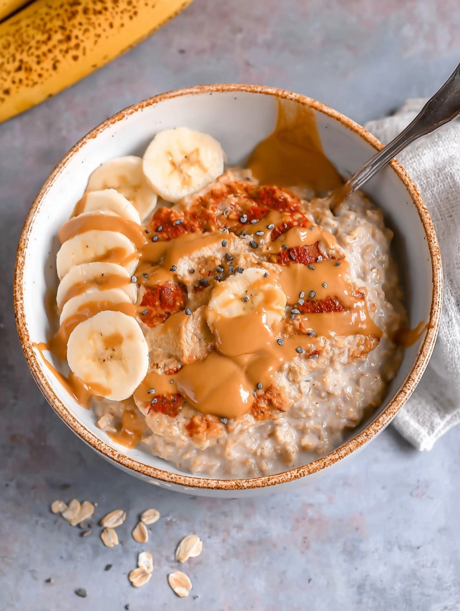 Healthy Peanut Butter Oatmeal