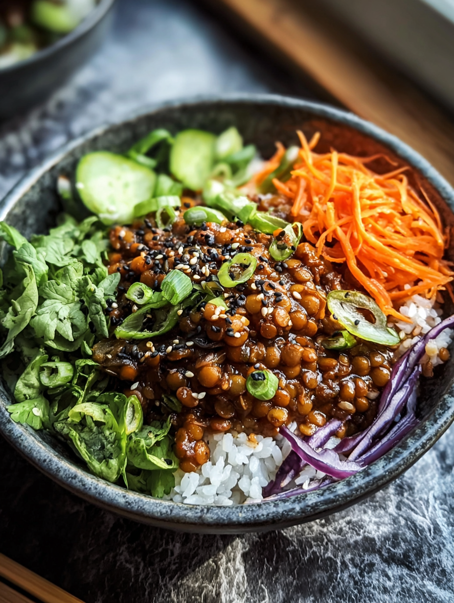 Korean Lentils Bulgogi (Gluten-Free)