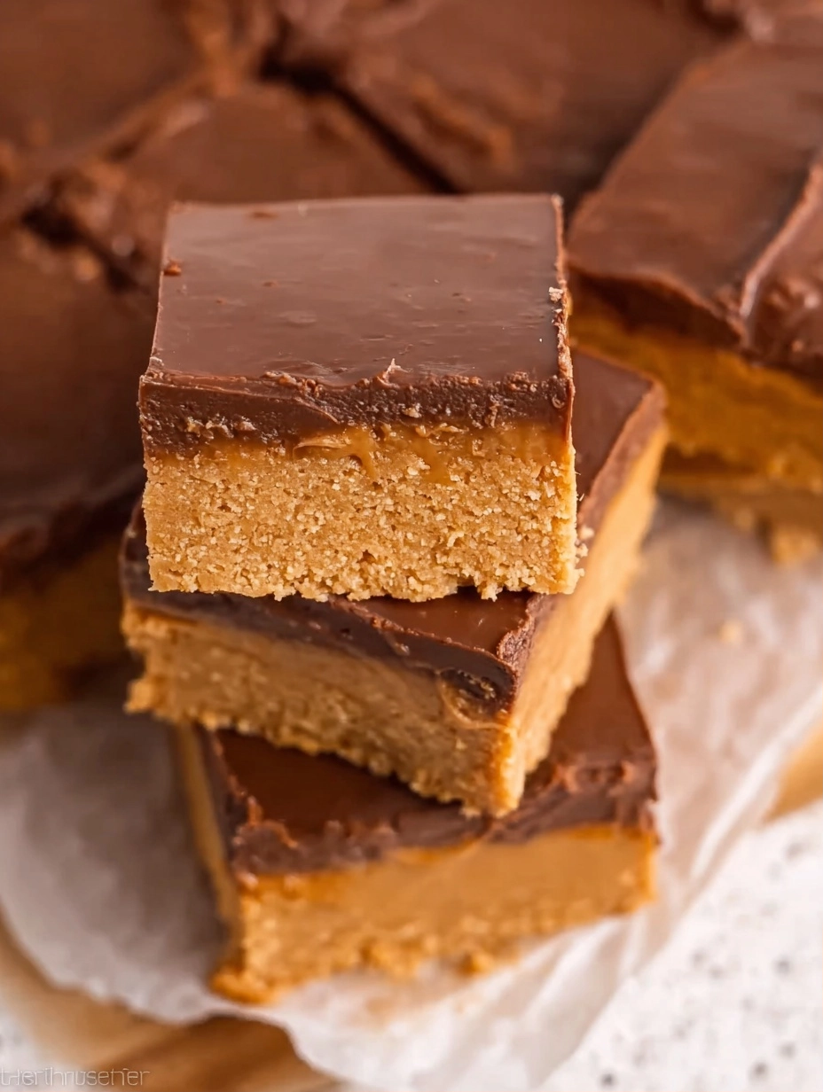 No-Bake Peanut Butter Bars