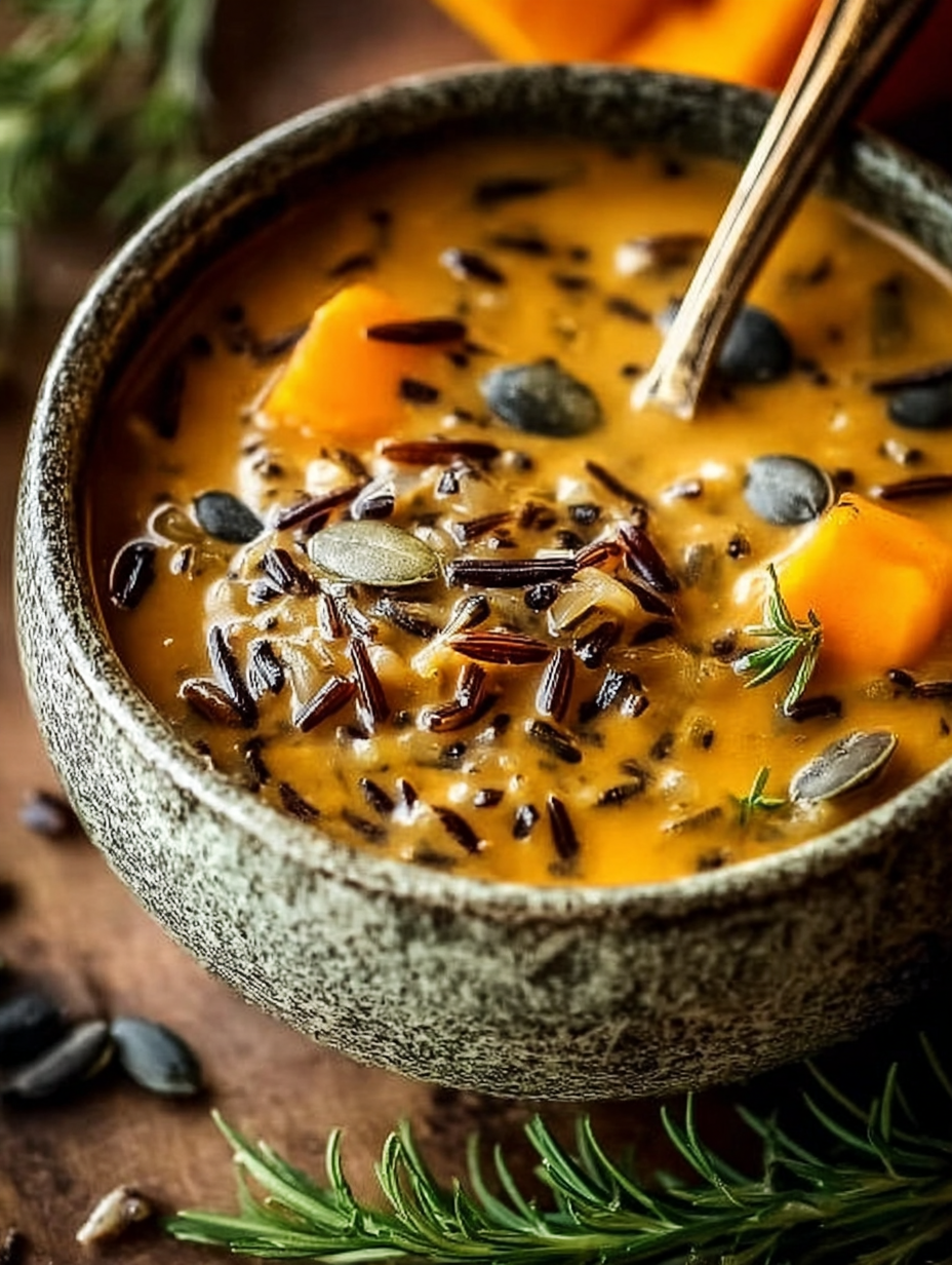 Pumpkin Wild Rice Soup