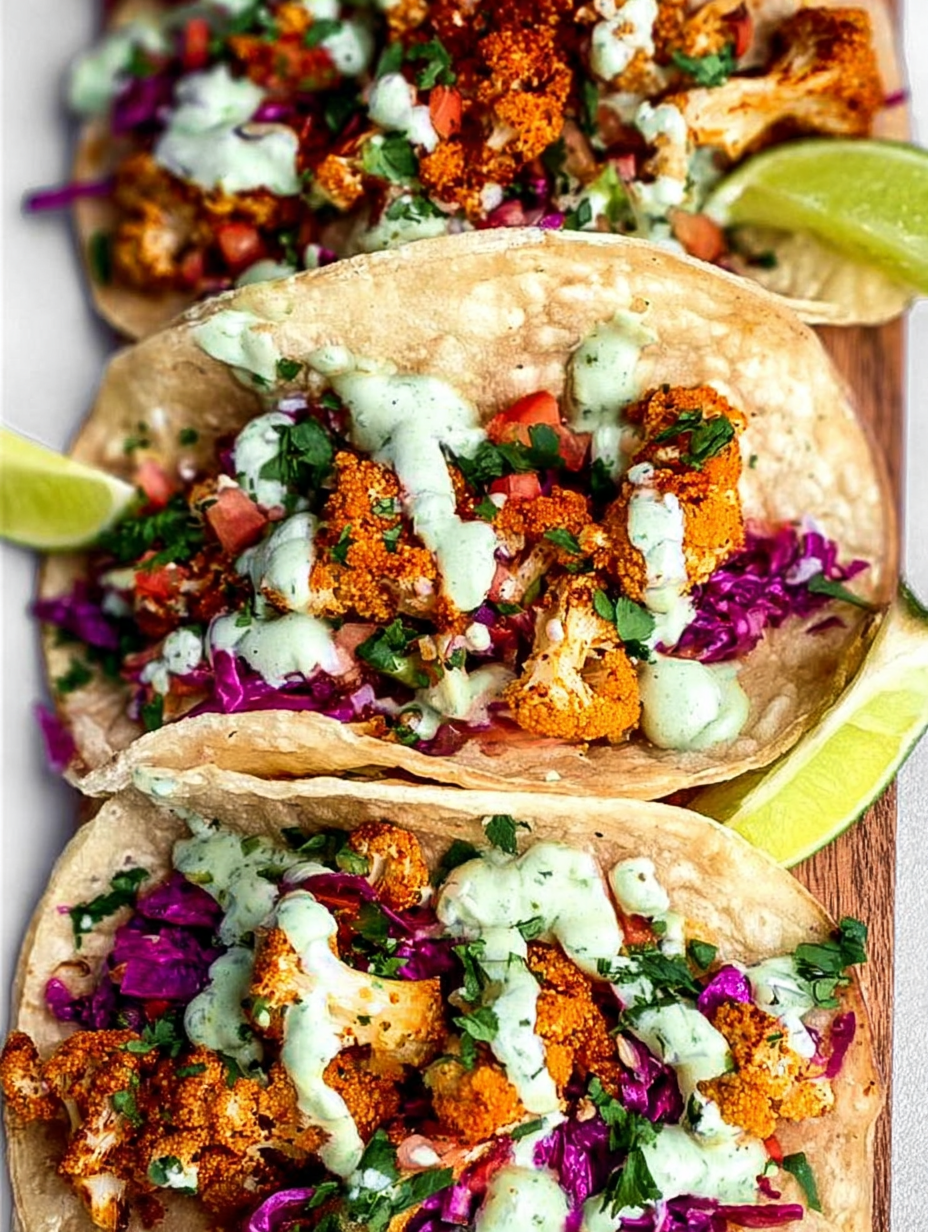 Roasted Cauliflower Tacos
