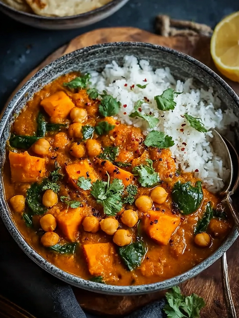 Sweet Potato and Chickpea Curry