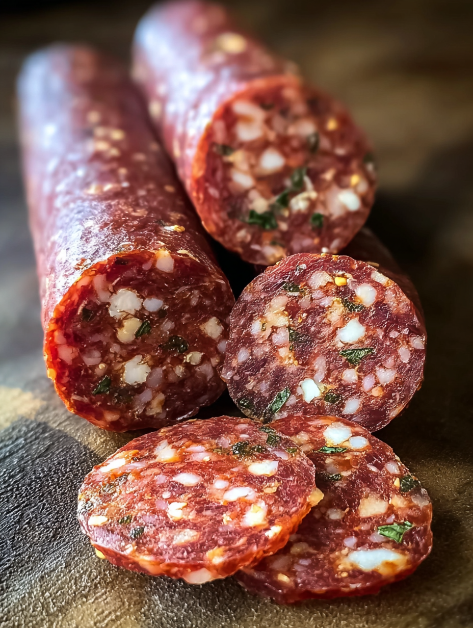 Tasty Homemade Salami