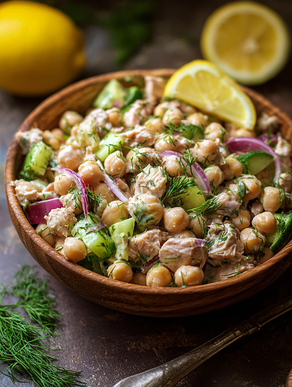 Tuna Garbanzo Bean Salad