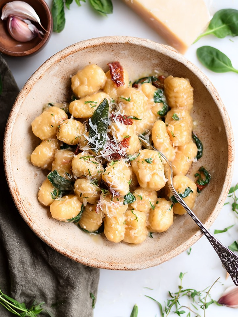 Tuscan Vegan Gnocchi